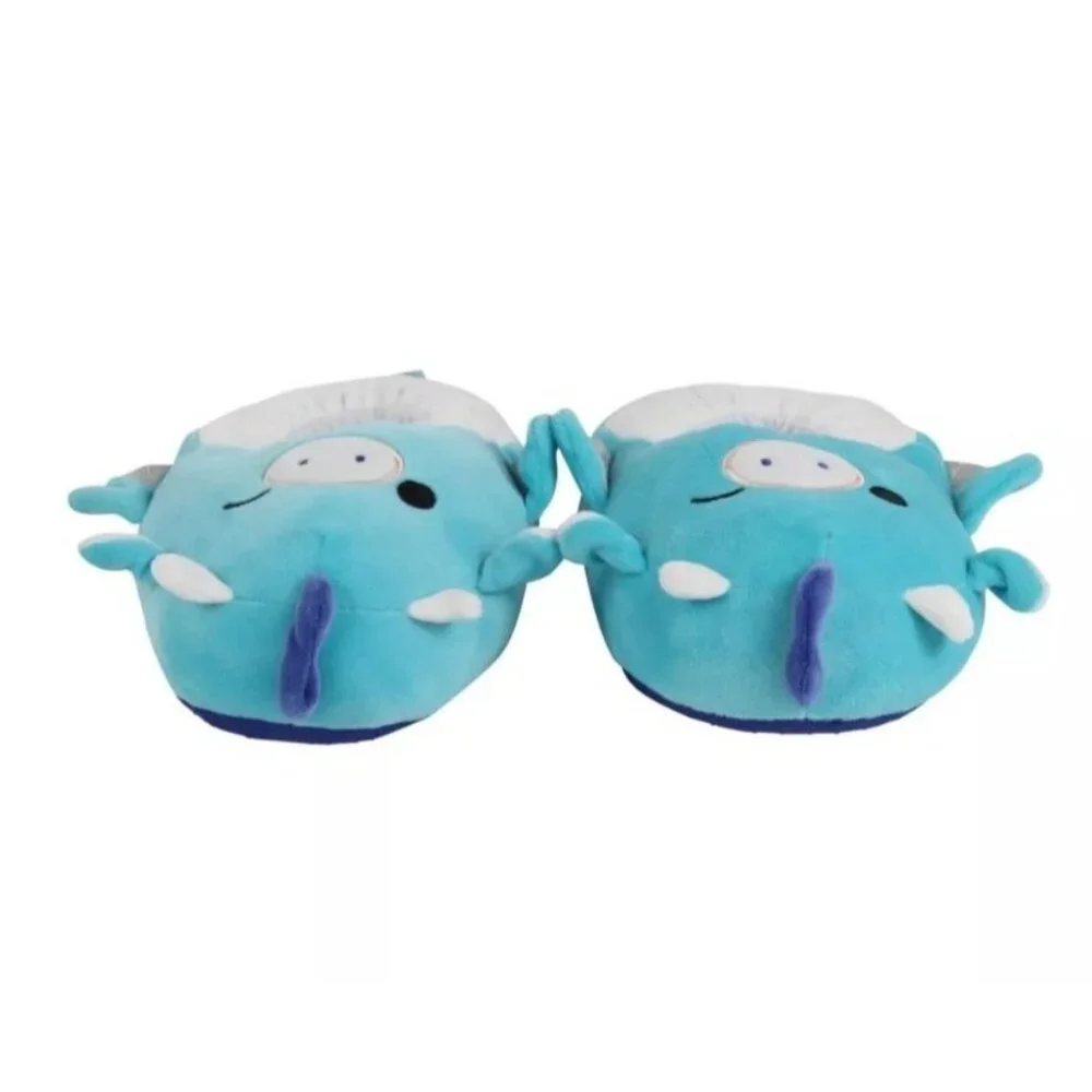 Squishmallow Tatiana the Dragon Ultra Soft Indoor Kids Slippers, Size 11/12‎